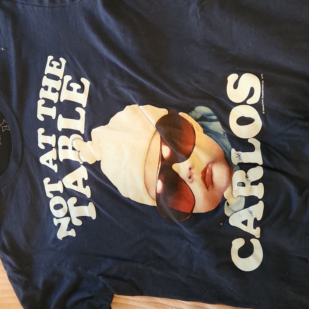 The Hangover large blue shirt